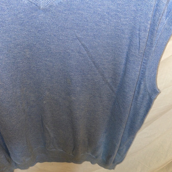 Brooks Brothers 346 Men’s Blue Supima Cotton Sweater Vest Size 2XL - Picture 7 of 12